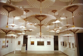 我的画展在 DeCordova Museum School Gallery, MA 1997